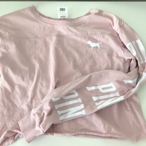 PINK pink shirt w logo